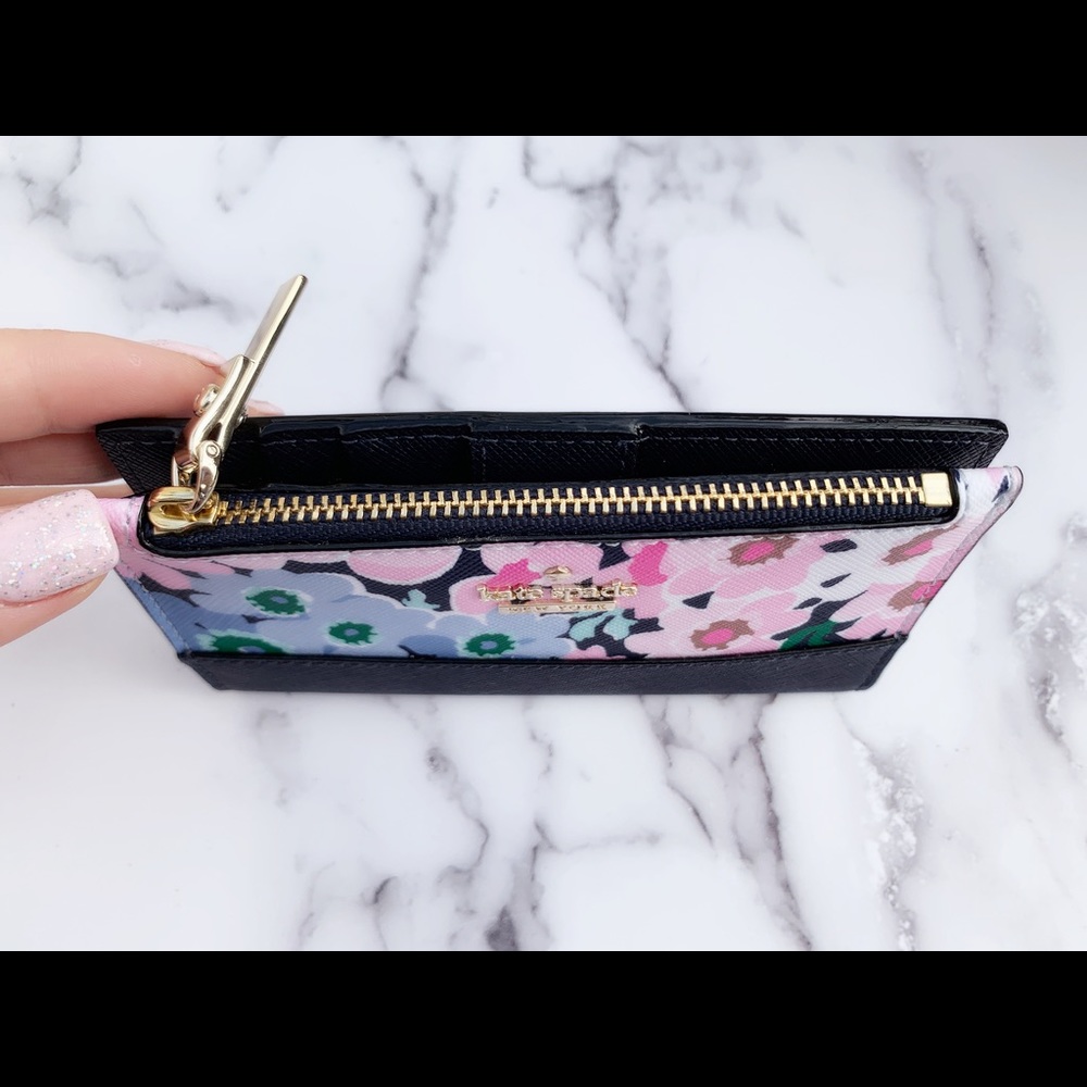 Gaby’sBag👛Kate Spade Small bifold Wallet Floral - Picture 3 of 5